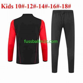 AS Rom Kinder Schwarz Sweatshirts Anzüge 2023-2024